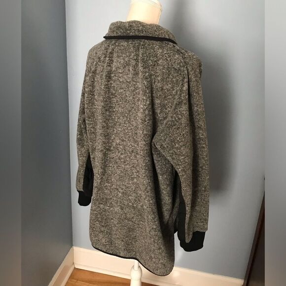 Abercrombie & Fitch Asymmetrical Fleece Pullover Size XL - Picture 5 of 6